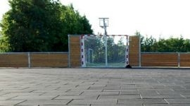 Покрытие универсальной спортивной площадки